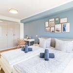 Schlafzimmer 1 mit Blick in Richtung Ostsee