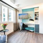 Schlafzimmer 2 (Landseite): 1 Schlafsofa (140x200), TV