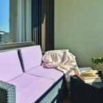 sonniger Balkon