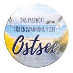 Das Passwort für Entspannung heißt Ostsee. Strand, Wellen und Möwen.
