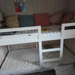 Symbolerklärung für Ferienhausgrundriss mit Möbel- und Raumbezeichnungen.