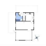 Legend for vacation home floor plans with room labels and furniture.