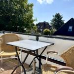 Möblierter Balkon