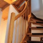 Treppe zum Dachgeschoss