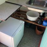 Apartment with kitchen, living room, bedroom, and bathroom. Terrace available.